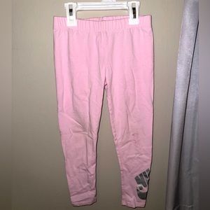Nike, girls pink Nike leggings size 6X